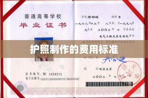 青铜峡护照制作的费用标准