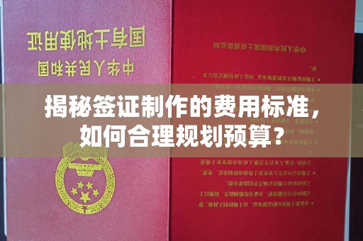 青铜峡揭秘签证制作的费用标准，如何合理规划预算？