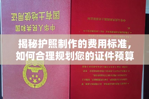 青铜峡揭秘护照制作的费用标准，如何合理规划您的证件预算？