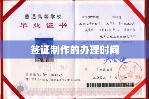 青铜峡签证制作的办理时间